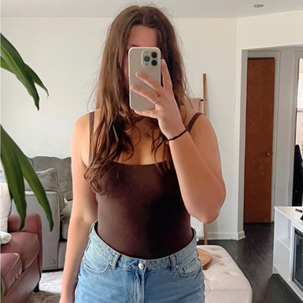 SKIMS Brown Bodysuit